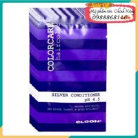 Combo set 5 gói dầu xả Elgon Siver Conditioner khử vàng 10ml