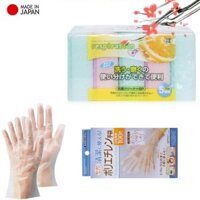 Combo set 5 miếng mút rửa chén bát  găng tay nilon siêu mỏng set 50-70-100 chiếc - made in Japan - Set 100 chiếc