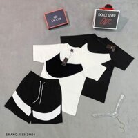 Combo set bộ Nike Stussy MLB unisex áo thun cotton 100%+ Quần short dù dày dặn chuẩn form unisex nam nữ cao cấp T112