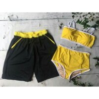 Combo set Quần bơi cặp nam nữ đủ màu sắc