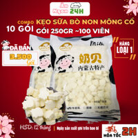 Combo sỉ 10 Gói Kẹo sữa bò non đặc sản Mông Cổ - gói 250gr