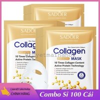 Combo Sỉ 100 Miếng Mặt Nạ Collagen Sadoer - Dưỡng Ẩm, Mờ Nếp Nhăn, Chống Lão Hóa, Làm Sáng Da