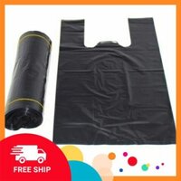 Combo sỉ 10kg túi nilon đen đóng hàng, túi bóng đen đựng rác các cỡ