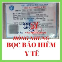 Combo Sỉ 50 Cái Bọc Bảo hiểm Y tế, Kích thước 103CM x 73 cm, Bảo Vệ Thẻ BHYT Không Bị Hư Hỏng