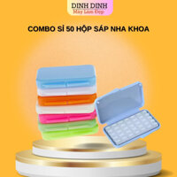 Combo sỉ 50 hộp Sáp nha khoa, sáp chỉnh nha cho người niềng răng, sáp bôi niềng răng giảm đau loại tốt, ít bong