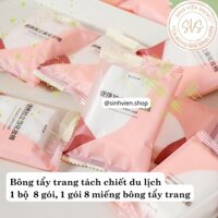 Combo sỉ bông tẩy trang mini malian