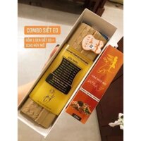 Combo siết eo(gen+cao hủy mỡ)tặng kèm màng bọc ni lông