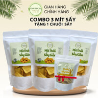 (Combo siêu HOT mua 3 được 1) mua 3 gói Mít Sấy 200g tặng 1 gói Chuối sấy giòn (100 gr), thơm ngon giòn tan