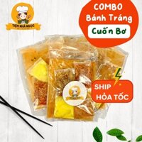 [COMBO SIÊU RẺ] 10 Bịch Bánh Tráng Dẻo Tôm Cay Cuốn Bơ Gây Nghiện (Nhà Làm) - TIEMNHANGOC