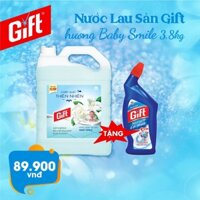 Combo Siêu tiết kiệm Lau sàn Gift 3.8 kg [Tặng 1 chai tầy toalet 600ml] - Giao hoả tốc