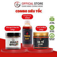 Combo Siêu Tốc - Sa tế sò điệp, Sốt gỏi cay, Kho quẹt tôm thịt 250g & 250ml CB-ST662207