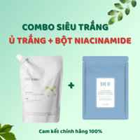 Combo siêu trắng: Kem ủ tắm trắng body Niacinamide Dreamru và Bột Niacinamide Duf hỗ trợ làm trắng bật tone