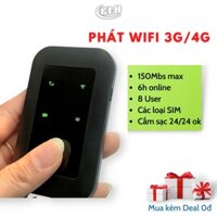 ☬✽COMBO sim mạng và bộ phát wifi, cục wifi 3G 4G từ tốc độ cao cho xe ô tô, laptop