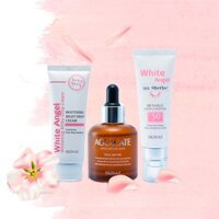 Combo Skinaz Kem Dưỡng & Chống Nắng White Angel + Tinh Chất Bơ Aguacate
