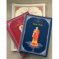 Combo sổ chép Kinh Địa Tạng + Chú đại bi + Sám Hối in chữ mờ
