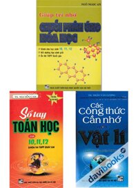 Combo Sổ Tay Toán Học Lớp 10 11 12 + Các Công Thức Cần Nhớ Môn Vật Lí + Giúp Trí Nhớ Chuỗi Phản Ứng Hóa Học