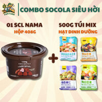 COMBO SOCOLA NAMA TRUFFLES + 500g HẠT DINH DƯỠNG - Ngọt Dịu Đắng Nhẹ, Kẹo Socola Tình Yêu