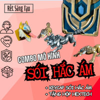 Combo Sói Hắc Ám, + Keycap Sói Hắc Ám tặng hộp Hextech, liên minh huyền thoại, LOL, Keycap LOL