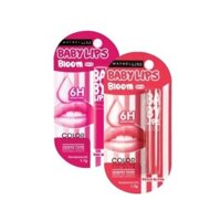 Combo Son Dưỡng Ẩm Màu Hồng-Cam Maybelline Baby Lips Bloom