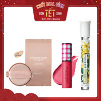Combo Son Kem & Lõi Phấn Nước Trang Điểm BANILA CO COVERICIOUS POWER FIT CUSHION 23 Cinnamon