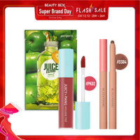 Combo Son Kem & Phấn Mắt Dạng Chì BLACK ROUGE ALL DAY POWER PROOF STICK SHADOW SS04