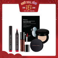 Combo Son Môi & Phấn Nước Che Phủ Hoàn Hảo, Lâu Trôi A'PIEU COVER-PANG LONG WEAR CUSHION NO.13