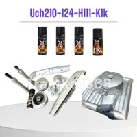 Combo Sơn Samurai Màu Bạc Sáng H111 (Uch210-124-H111-K1k) Sơn Mâm Dàn Chân Phuộc Gấp Dàn Áo