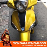 Combo Sơn SAMURAI MÀU CANDY Y016 Y017 Y138 Y139 Y620 Y132 chính hãng - Sơn phun xe máy SAMURAI SÀI GÒN - Y016 - VÀNG CANDY