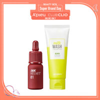 Combo Son Tint Hiệu Ứng Nhung Mịn PERIPERA INK VELVET 1 GOOD BRICK