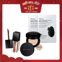 Combo Son Tint & Phấn Nước Che Phủ Hoàn Hảo, Lâu Trôi A'PIEU COVER-PANG LONG WEAR CUSHION NO.23