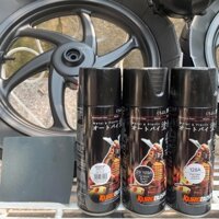 Combo Sơn Xịt Samurai Màu Đen Nhám 109a Chuẩn Quy Trình Độ Bền Màu Cao (Uch210 - 109a - 128a)