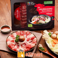 COMBO sốt lẩu Bulgogi thịt ba chỉ bò Mỹ Hotpot Story OriFood set 1.1kg