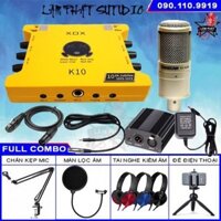 💥Combo Sound Card K10 2020 Và Micro Takstar PC-K200