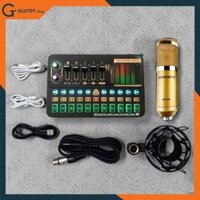 Combo sound card K500 kèm cùng micro thu âm BM900