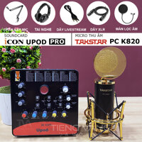 Combo Soundcard Icon Upod Pro Micro Takstar PC K820