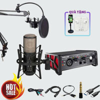 COMBO SOUNDCARD TASCAM US 1X2HR + MICRO AKG P420