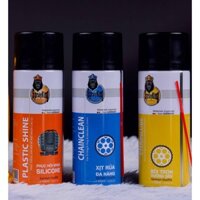 Combo 🥇SprayKing🥇 Rửa sên, Bôi trơn, Phục hồi nhựa nhám