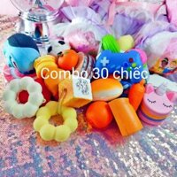Combo squishy mini nhật 30 chiếc ( mẫu ngẫu nhiên )