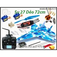 Combo Su 27 MPP dẻo có đồ điện Size 72cm tay devo 7 + RX601 / RX701 (không pin)