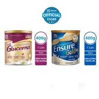 Combo Sữa bột Ensure Gold và Glucerna (HMB)  Abbott 400g