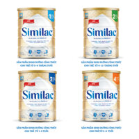 (Combo) Sữa Bột Similac IQ 5HMOs số 1/2/3/4 - Lon 900g