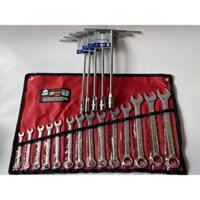 Combo sửa chữa xe máy bộ cờ lê Yeti size 8-24 và 5 cây vặn ốc chữ T size  8,10,12,13,14 Rebel