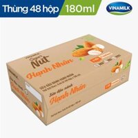 COMBO SỮA ĐẬU NÀNH VINAMILK SUPER NUT HẠNH NHÂN ÍT ĐƯỜNG 180ML - 48 hộp