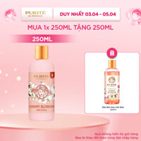 Combo Sữa Dưỡng Thể Thiên Nhiên Purité Hương Hoa Anh Đào 250ML + Tặng Sữa Tắm Purité Hoa Anh Đào 250ML