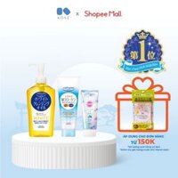 Combo Sữa Rửa Mặt, Dầu Tẩy Trang Softymo Và Kem Chống Nắng Nâng Tone Nhật Bản 190g, 230ml