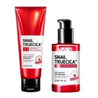Combo Sữa rửa mặt + Serum ốc sên Some By Mi Snail Truecica Miracle Repair