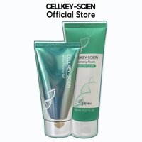 Combo Sữa Rửa Mặt Tẩy Da Chết Tế Bào Gốc Làm Sạch Sâu Kiểm Soát Bã Nhờn Dưỡng Ẩm Cho Da Nhạy Cảm Cellkey-Scien 230ml