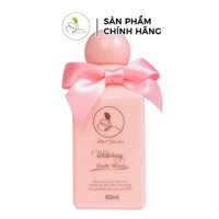 Combo sữa tắm men bia 60ml Minigarden Whitening Body Wash dưỡng trắng và túi đựng mỹ phẩm 16cm