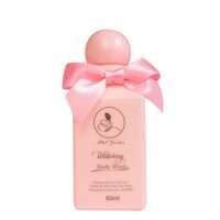 Combo sữa tắm men bia Minigarden Whitening Body Wash 60ml dưỡng trắng da mịn màng và túi đựng mỹ phẩm 16cm đa năng