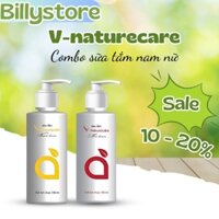 Combo sữa tắm nam nữ chiết xuất 100% tự nhiên an toàn cho da, lưu hương thơm lâu và quyến rũ - Billy Store